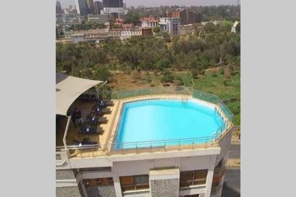 City View With Rooftop Pool - Studio Nairobi Ngoại thất bức ảnh